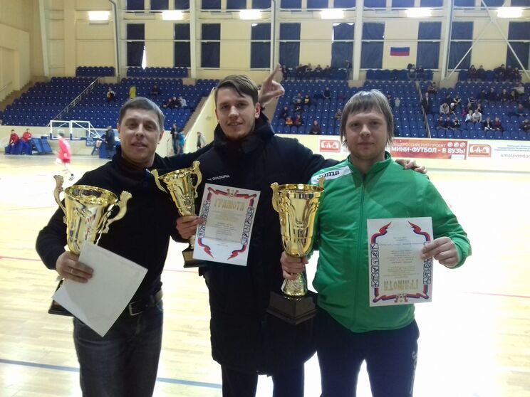 Награждение команд чемпионата г. Смоленска по мини-футболу