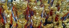 Торжественное награждение команд-призеров и лучших игроков 45-го Регионального турнира по зимнему футболу имени Арифа Абасова