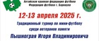 Традиционный турнир по мини-футболу среди ветеранов памяти Пышнограя Игоря Владимировича