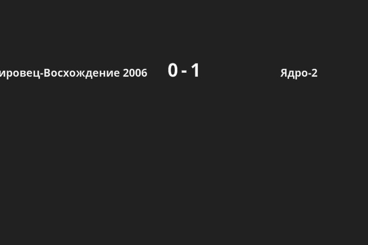 Результат матча