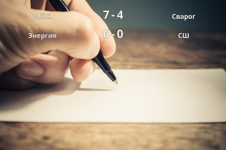 Результаты матчей