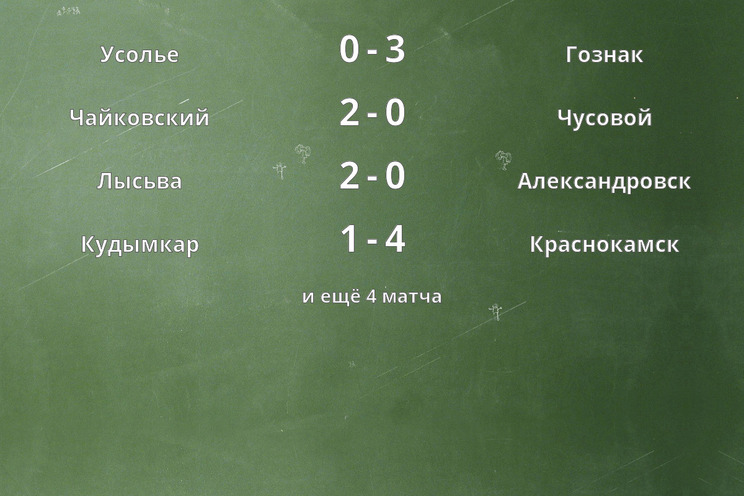 Результаты матчей