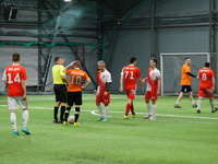 04.03.2025, Московская обл., г. Одинцово, манеж "Sport Time", зимний чемпионат 8х8 Одинцовского городского округа среди ветеранов, ВФК "Мебельщик" (Одинцово) - ВФК "Луч" (Одинцово), 2:5 (1:2). Голы ВФК "Мебельщик": Пшеничников, Росюк, ВФК "Луч": Стойков (Копытов), Акопян Т., Копытов (Балабан), Акопян Т. (Копытов), Стойков (Балабан).