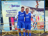  Фото  к матчу ветеранов 40+.   ФК Люберцы-Тензо М - Динамо-ОЙЛ  31.07 2021г. Абрамов НГ.