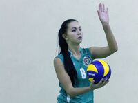 Петелина Анна (МГПУ) на подаче